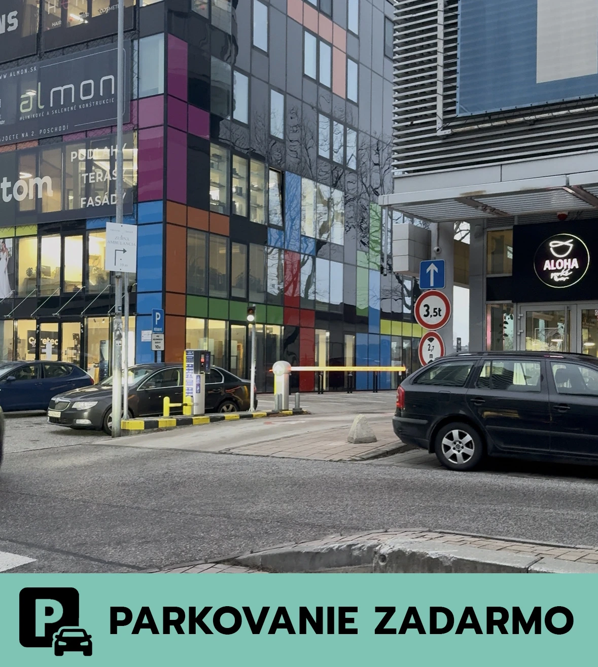 Parkovanie zadarmo