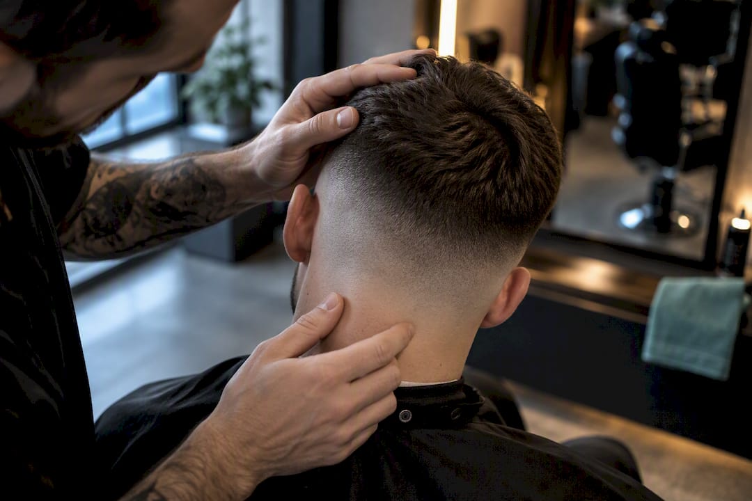 Detailný ostrý prechod skin fade